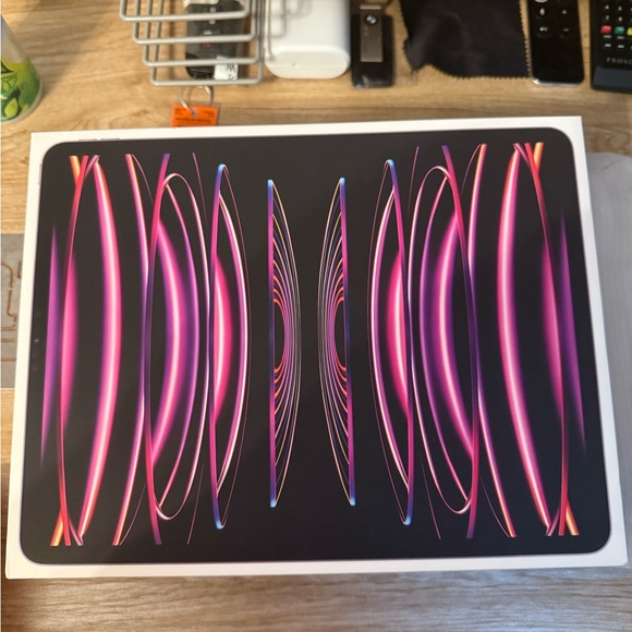 Apple iPad Pro Box with Pink and Black Design
